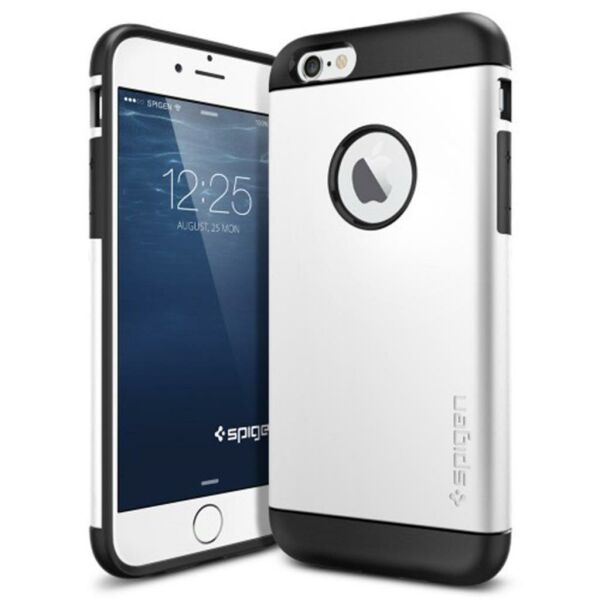 Spigen iPhone 6/6s ile Uyumlu Kılıf Slim Armor Shimmery White