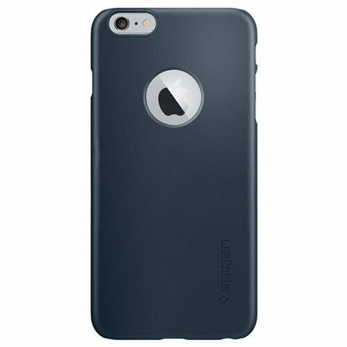 Spigen iPhone 6 Plus/6s Plus ile Uyumlu Kılıf Thin Fit A Ultra İnce Metal Slate