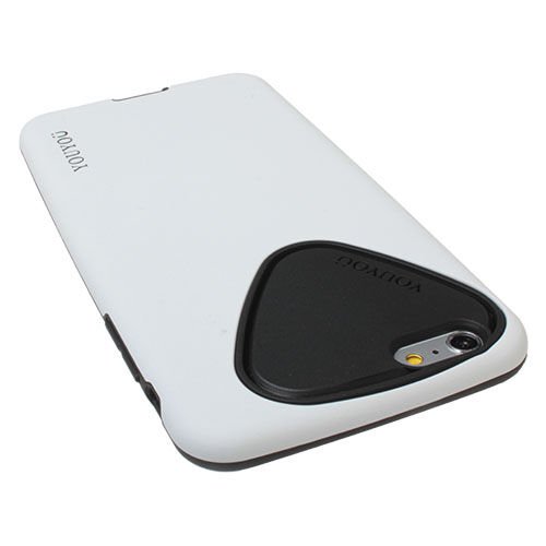 iPhone 6S Plus/6 Plus ile Uyumlu Kılıf Silikonlu Ultra Koruma Beyaz