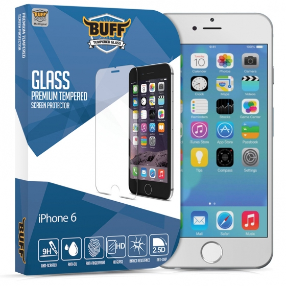 Buff iPhone 6 / 6s ile Uyumlu Glass Ekran Koruyucu