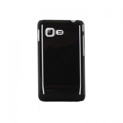 S5222 Star 3 Duos ile Uyumlu Sert Kauçuk Kılıf Parlak Model Siyah Renk