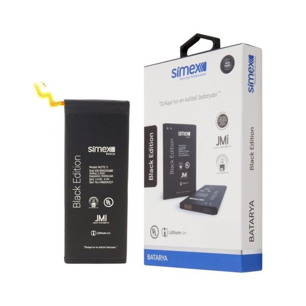 Simex Galaxy Note5 ile Uyumlu SBT-01 Batarya