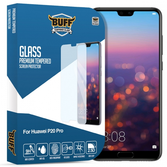 Buff P20 Pro ile Uyumlu Glass Ekran Koruyucu