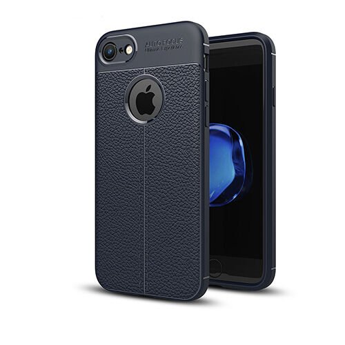 Zore iPhone 7 ile Uyumlu Kılıf Niss Silikon Lacivert