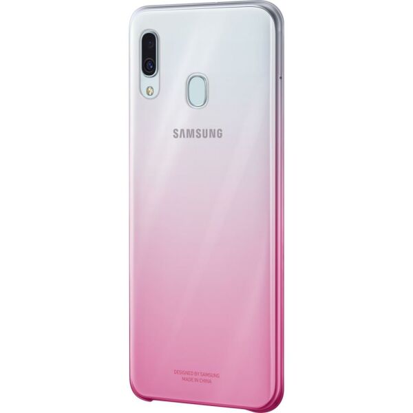 Galaxy A30 ile Uyumlu Clear Cover Pembe EF-AA305CPEGWW
