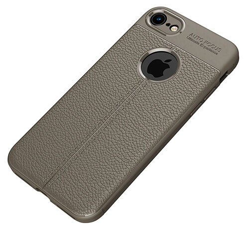 Zore iPhone 7 ile Uyumlu Kılıf Niss Silikon Gri