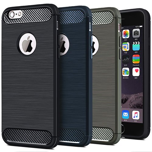 iPhone 6S Plus/6 Plus ile Uyumlu Kılıf Room Silikon Gri