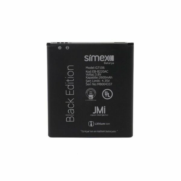 Simex G7106 Galaxy Grand 2 ile Uyumlu SBT-01 EB-B220AC Batarya