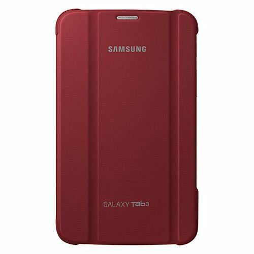 Galaxy Tab 3 7.0'' T210 ile Uyumlu Bookcover Kılıf Bordo EF-BT210BREGWW