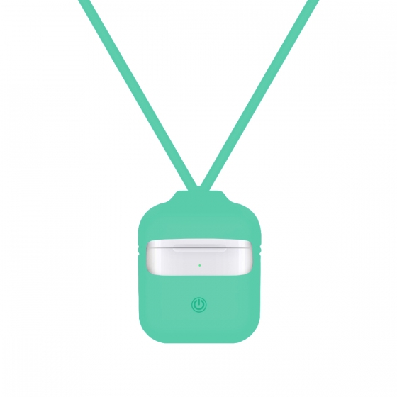 Blogy AirPods ile Uyumlu Silikon Kılıf Cornflower
