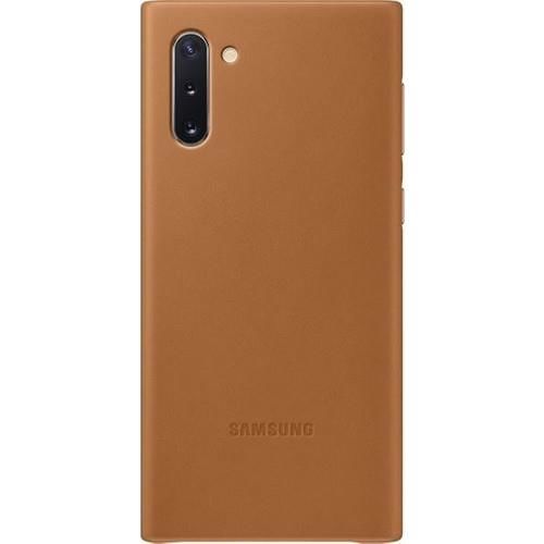 Galaxy Note 10 ile Uyumlu Deri Kılıf Kahverengi EF-VN970LAEGWW (Out)