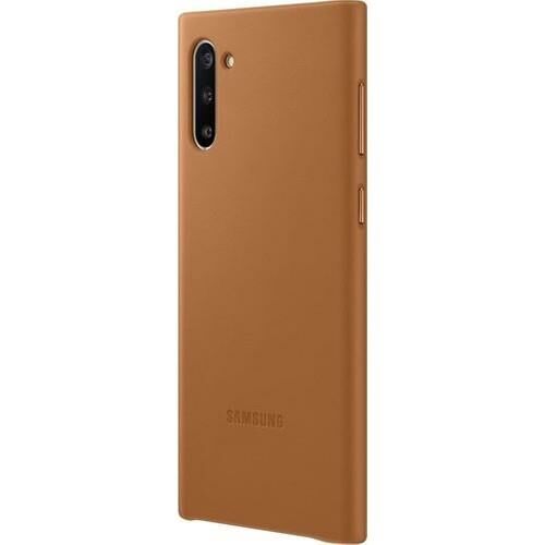 Galaxy Note 10 ile Uyumlu Deri Kılıf Kahverengi EF-VN970LAEGWW (Out)
