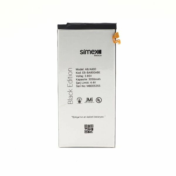 Simex Galaxy A8 ile Uyumlu SBT-01 Batarya