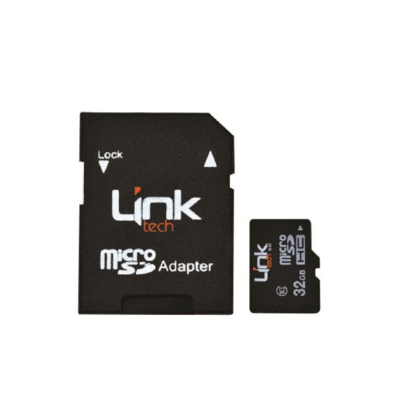 Linktech 32GB Class 10 Micro SD Hafıza Kartı + SD Adaptör
