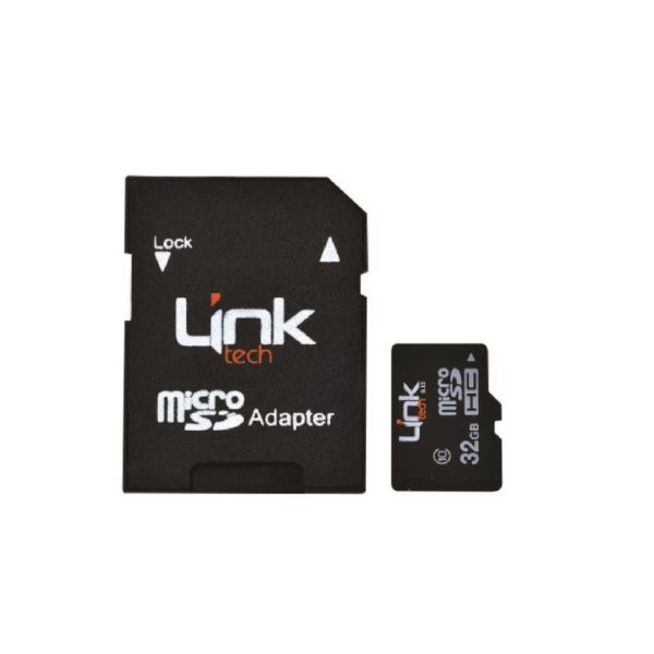 Linktech 32GB Class 10 Micro SD Hafıza Kartı + SD Adaptör
