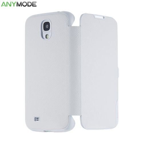 Anymode i9500 Galaxy S4 ile Uyumlu Folio Cover Kılıf Beyaz