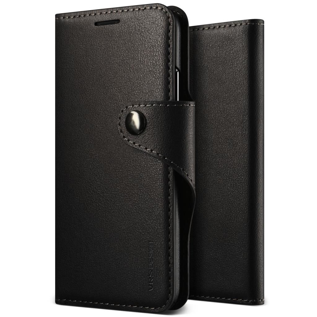 VRS Design İPhone X ile Uyumlu Daily Diary Kılıf Black