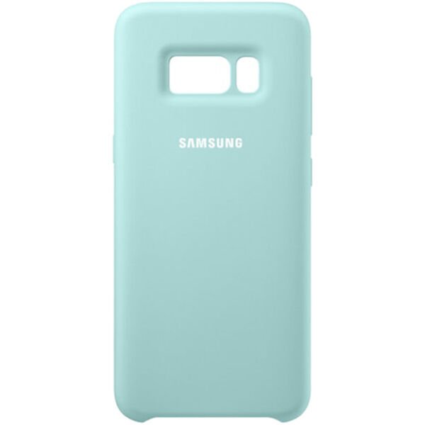 Galaxy S8 Plus ile Uyumlu Kılıf Silicone Cover Mavi EF-PG955(Out)