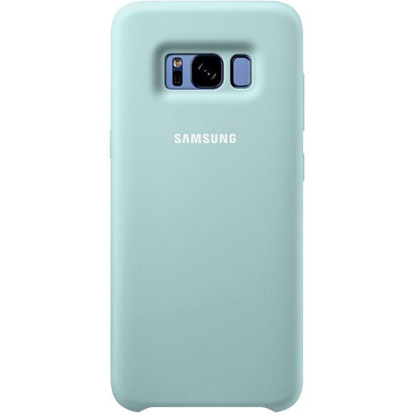 Galaxy S8 Plus ile Uyumlu Kılıf Silicone Cover Mavi EF-PG955(Out)