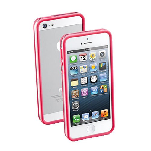 Cellular Line iPhone SE/5S/5 ile Uyumlu Bumper Kılıf Pembe BUMPERIPHONE5P
