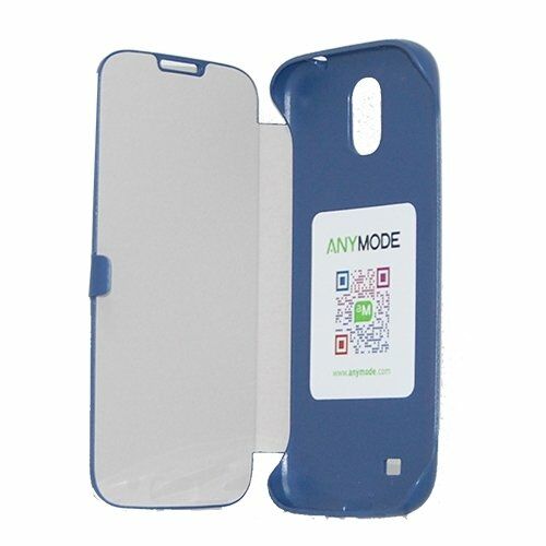 Anymode i9500 Galaxy S4 ile Uyumlu Folio Cover Kılıf Lacivert BRCC002KBL
