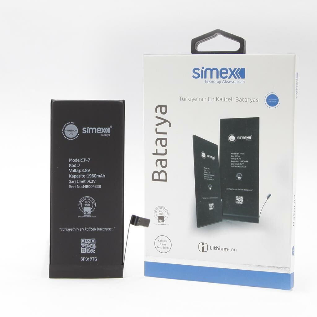 Simex iPhone 7 ile Uyumlu SBT-01 Batarya