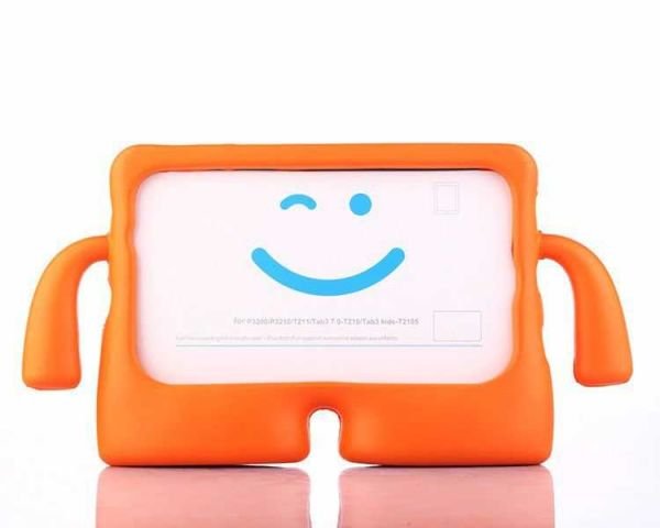7 inç Tablet ile Uyumlu Çocuk Kılıfı Turuncu