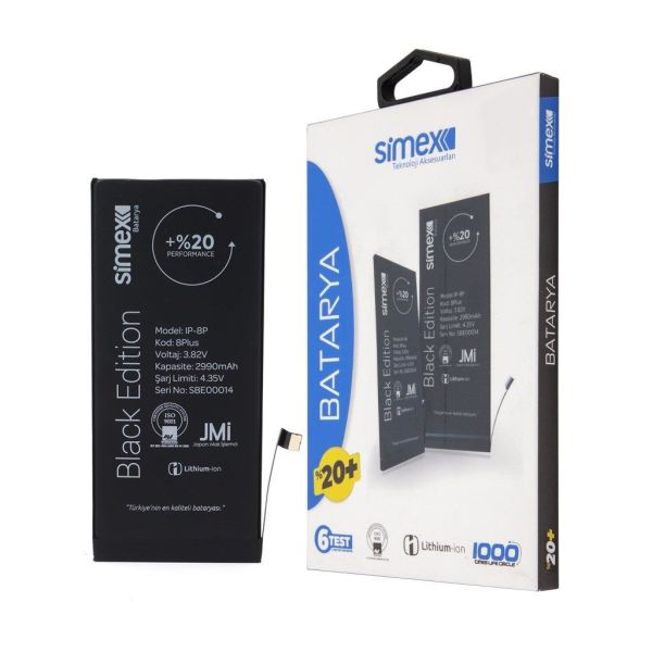 Simex iPhone 8 Plus ile Uyumlu Performance SBT-02 Batarya
