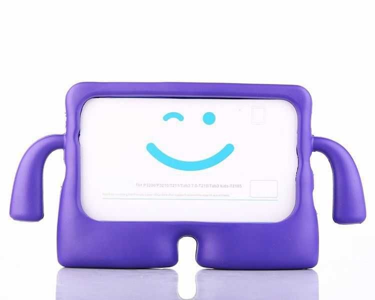 7 inç Tablet ile Uyumlu Çocuk Kılıfı Mor