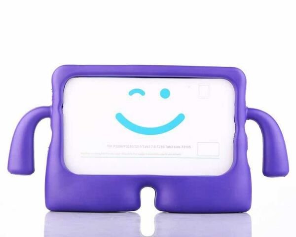 7 inç Tablet ile Uyumlu Çocuk Kılıfı Mor