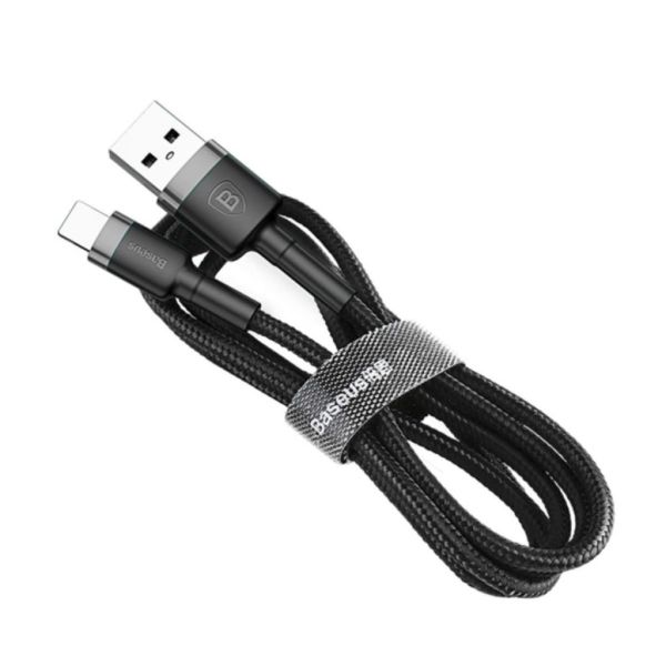 Baseus Cafule Cable 2A Type-C Şarj Kablosu Gri Siyah 2M CATKLF-CG1