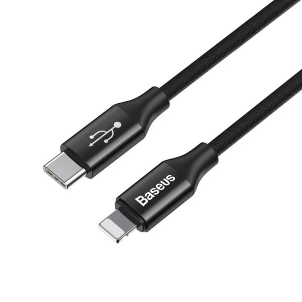 Baseus Yiven Series Type-C to Lightning 2A 2M CATLYW-D01 Siyah
