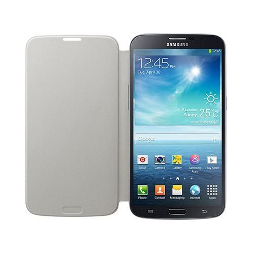 Galaxy Mega i9200 ile Uyumlu Flip Cover Kılıf Beyaz EF-FI920BWEGWW (Out)