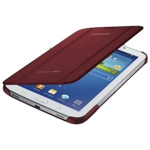Galaxy Tab 3 8.0'' T310 ile Uyumlu Bookcover Kılıf Bordo EF-BT310BREGWW