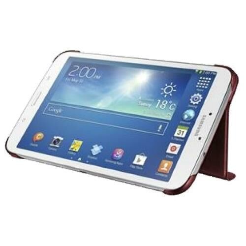 Galaxy Tab 3 8.0'' T310 ile Uyumlu Bookcover Kılıf Bordo EF-BT310BREGWW