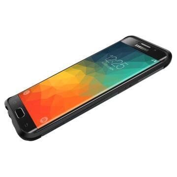 Spigen Galaxy S6 Edge Plus ile Uyumlu Kılıf Slim Armor Metal Slate
