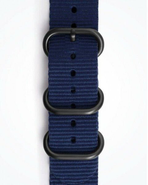 Strap Studio Gear Sport ile Uyumlu Premium Nato Kayış Lacivert