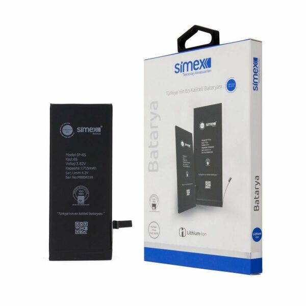 Simex iPhone 6S ile Uyumlu SBT-01 Batarya