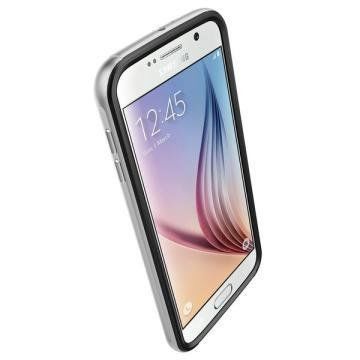 Spigen Galaxy S6 ile Uyumlu Kılıf Neo Hybrid EX Satin Silver