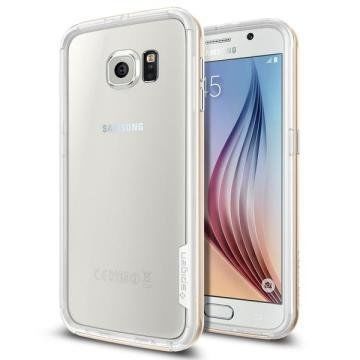 Spigen Galaxy S6 ile Uyumlu Kılıf Neo Hybrid EX Champagne Gold