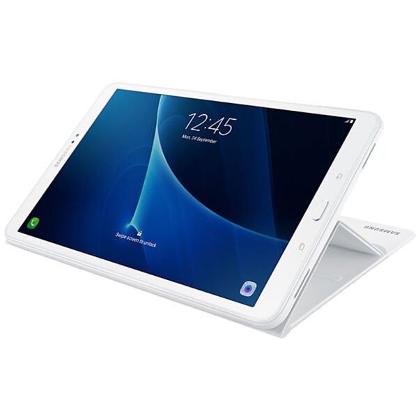 Galaxy Tab A (2016) 10.1 T580 ile Uyumlu Bookcover Kılıf Beyaz EF-BT580PWEGWW (Out)