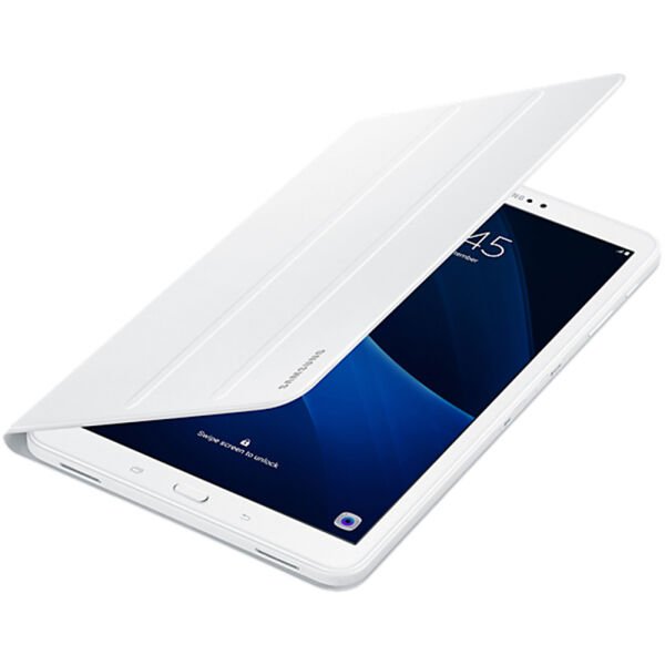 Galaxy Tab A (2016) 10.1 T580 ile Uyumlu Bookcover Kılıf Beyaz EF-BT580PWEGWW (Out)