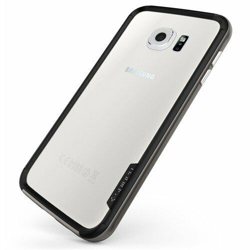 Spigen Galaxy S6 ile Uyumlu Kılıf Neo Hybrid EX Gun Metal
