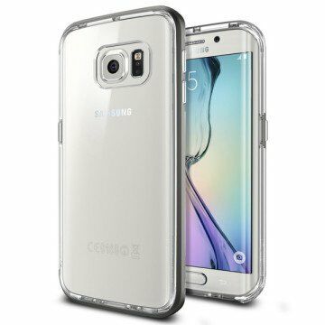 Spigen Galaxy S6 Edge ile Uyumlu Kılıf Neo Hybrid CC Gun Metal