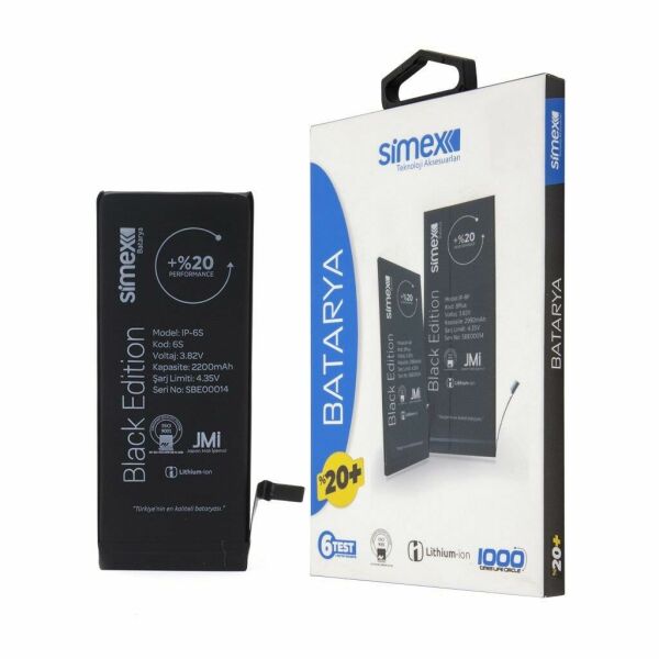 Simex iPhone 6S ile Uyumlu  Performance SBT-02 Batarya