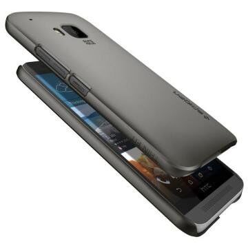 Spigen One M9 ile Uyumlu Kılıf Thin Fit Ultra İnce Gun Metal