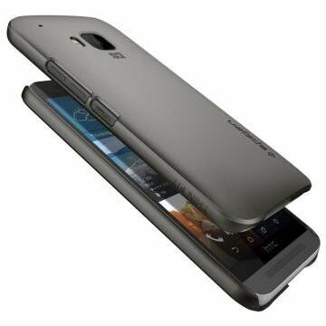 Spigen One M9 ile Uyumlu Kılıf Thin Fit Ultra İnce Gun Metal