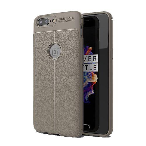Zore One Plus 5 ile Uyumlu Niss Silikon Kılıf Gri