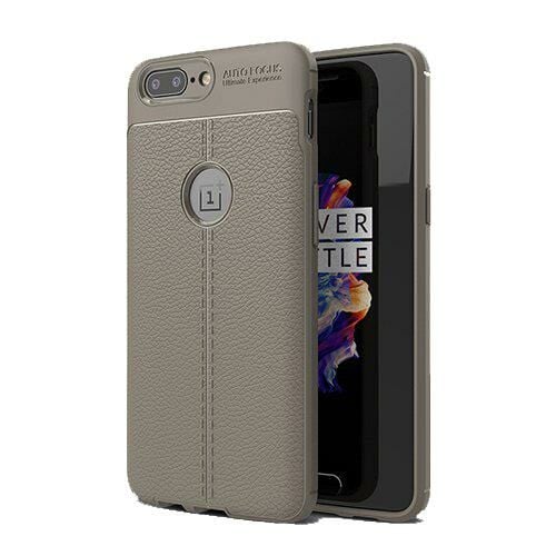 Zore One Plus 5 ile Uyumlu Niss Silikon Kılıf Gri