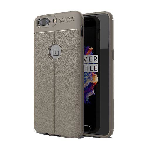 Zore One Plus 5 ile Uyumlu Niss Silikon Kılıf Gri